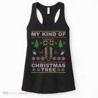 Drag Racers Racing Christmas Tree Sweater Women's Tank Top thumb 0