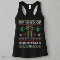 Drag Racers Racing Christmas Tree Sweater Women's Tank Top thumb 3