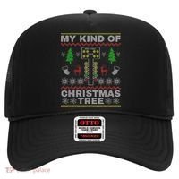 Drag Racers Racing Christmas Tree Sweater Hat thumb 0