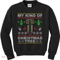 Drag Racers Racing Christmas Tree Sweater Kids Sweatshirt thumb 0