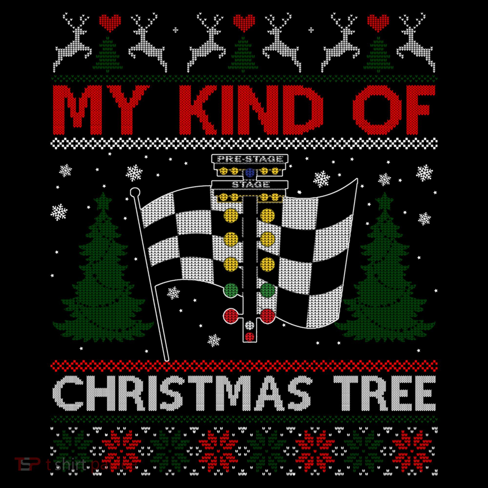 Drag Racers Racing Christmas Tree Ugly Xmas Sweater Gift Coffee Mug