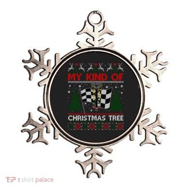 Drag Racers Racing Christmas Tree Ugly Xmas Sweater Gift Ornament
