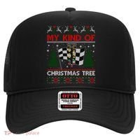 Drag Racers Racing Christmas Tree Ugly Xmas Sweater Gift Hat thumb 0