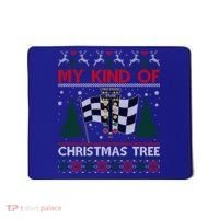 Drag Racers Racing Christmas Tree Ugly Xmas Sweater Gift Mousepad thumb 0