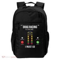 Drag Racing Race Car Phone Display Drag Racing Is Calling Backpack thumb 0