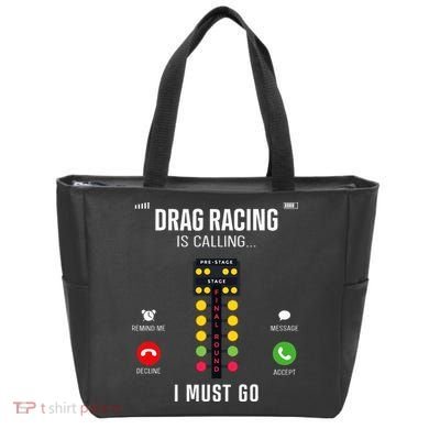 Drag Racing Race Car Phone Display Drag Racing Is Calling Tote Bag