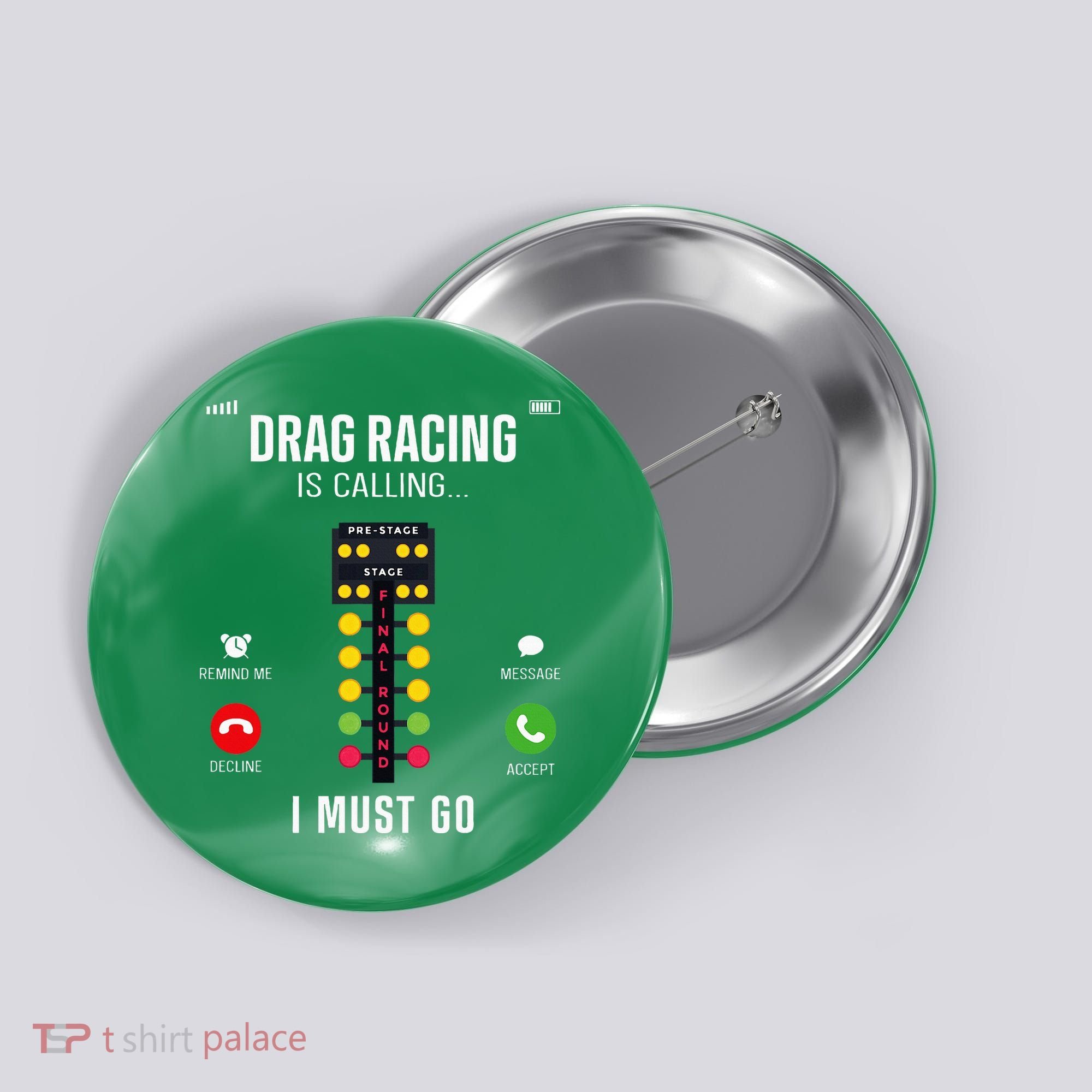 Drag Racing Race Car Phone Display Drag Racing Is Calling Button
