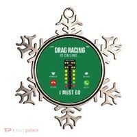 Drag Racing Race Car Phone Display Drag Racing Is Calling Ornament thumb 0