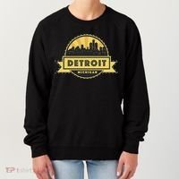 Detroit Record Skyline Logo Women's Sweatshirt thumb 0