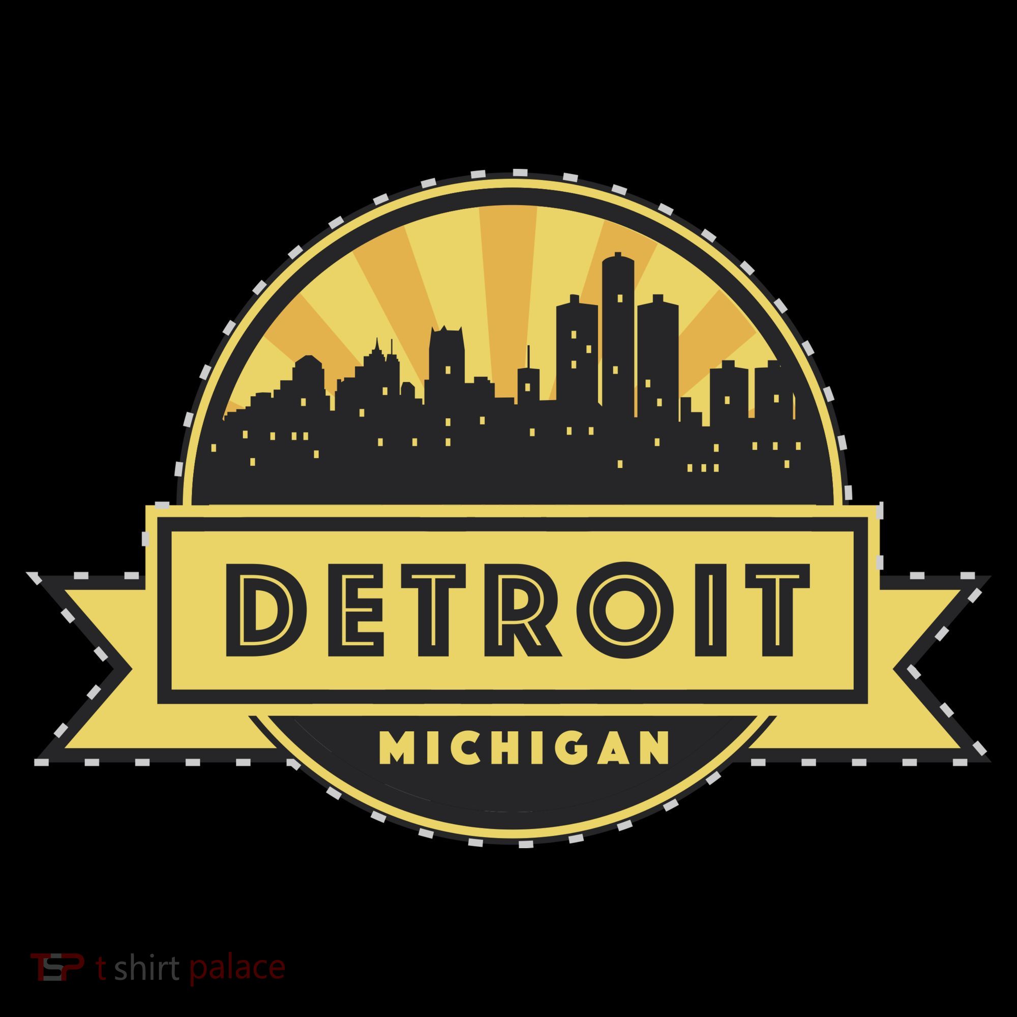 Detroit Record Skyline Logo Backpack