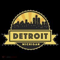 Detroit Record Skyline Logo Mousepad thumb 1