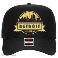 Detroit Record Skyline Logo Hat thumb 0