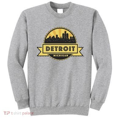 Detroit Record Skyline Logo Sweatshirt