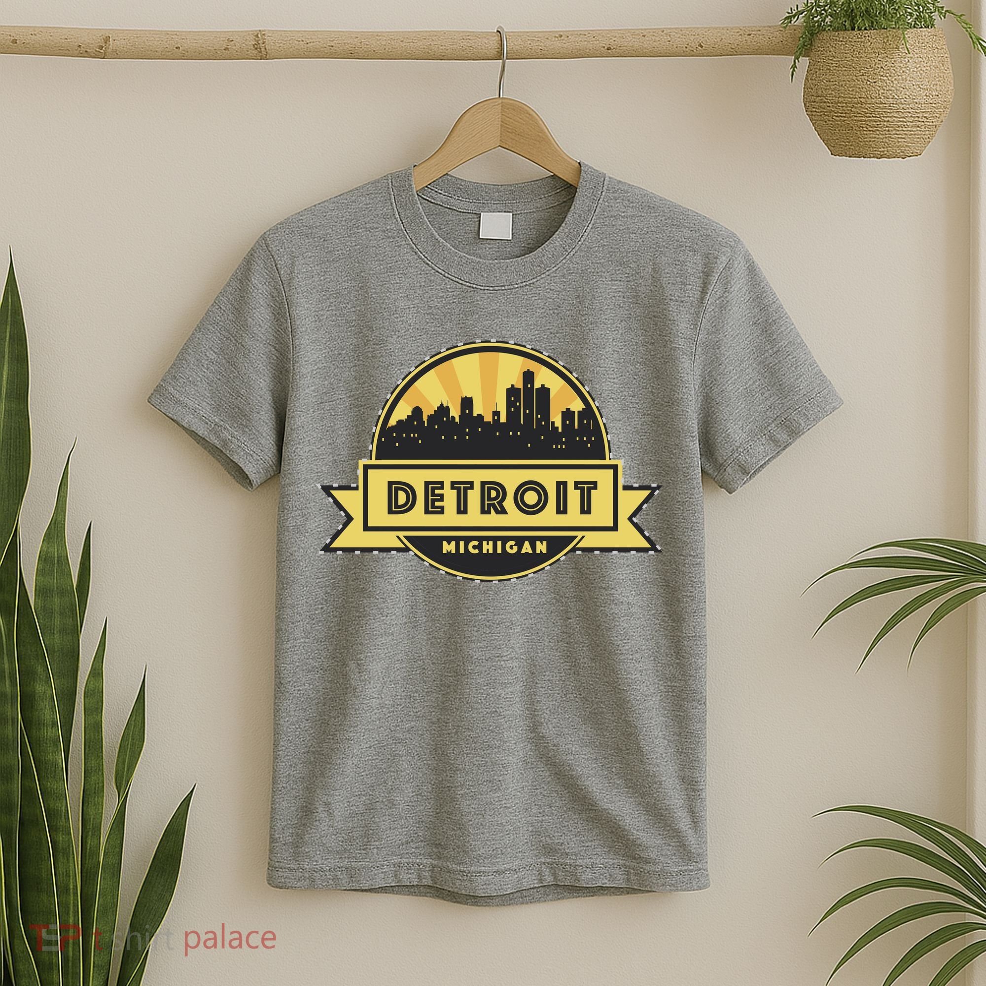 Detroit Record Skyline Logo T-Shirt