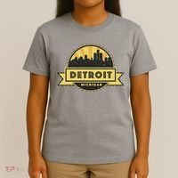 Detroit Record Skyline Logo T-Shirt thumb 4