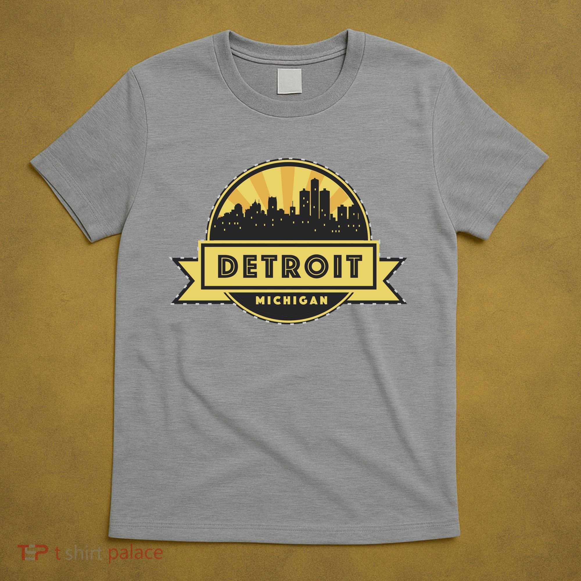 Detroit Record Skyline Logo T-Shirt