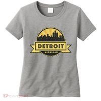 Detroit Record Skyline Logo Women's T-Shirt thumb 0