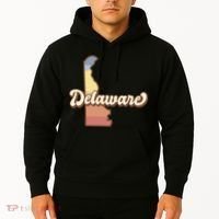 Delaware Retro Sunset Hoodie thumb 2