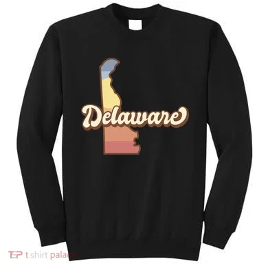 Delaware Retro Sunset Sweatshirt