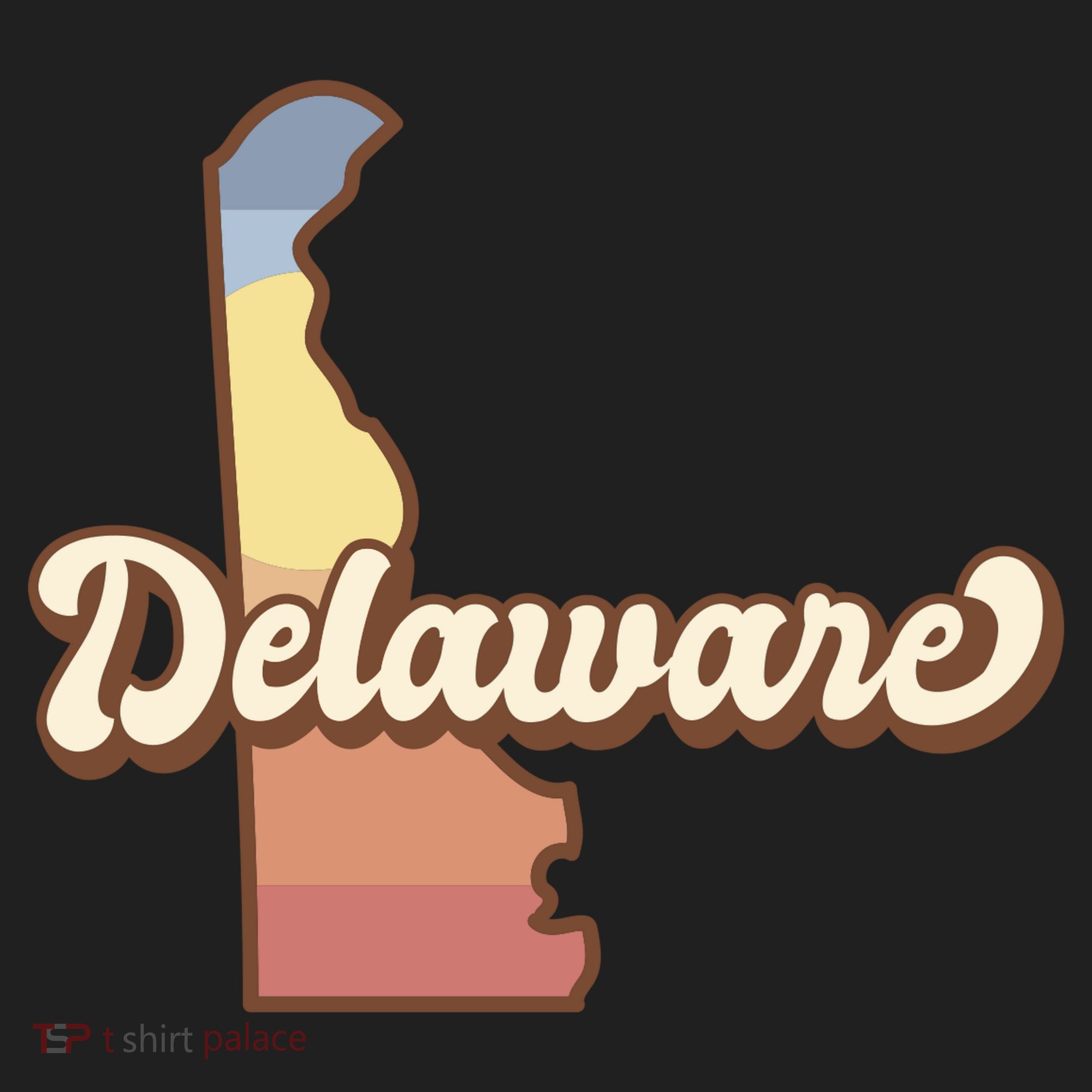 Delaware Retro Sunset Tumbler