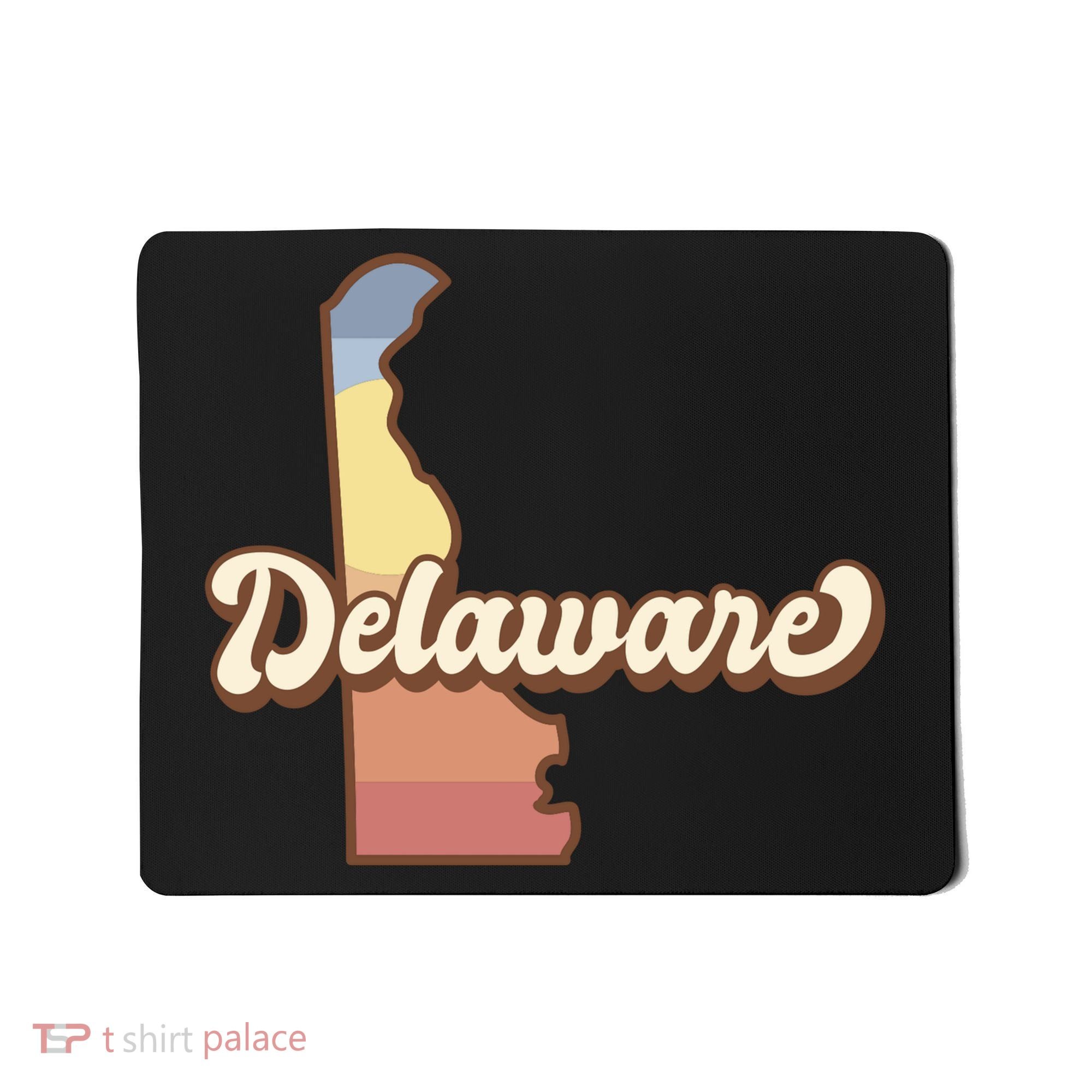 Delaware Retro Sunset Mousepad