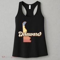 Delaware Retro Sunset Women's Tank Top thumb 3