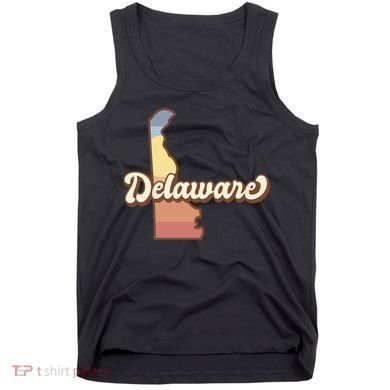 Delaware Retro Sunset Tank Top
