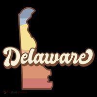 Delaware Retro Sunset Women's Long Sleeve Shirt thumb 2