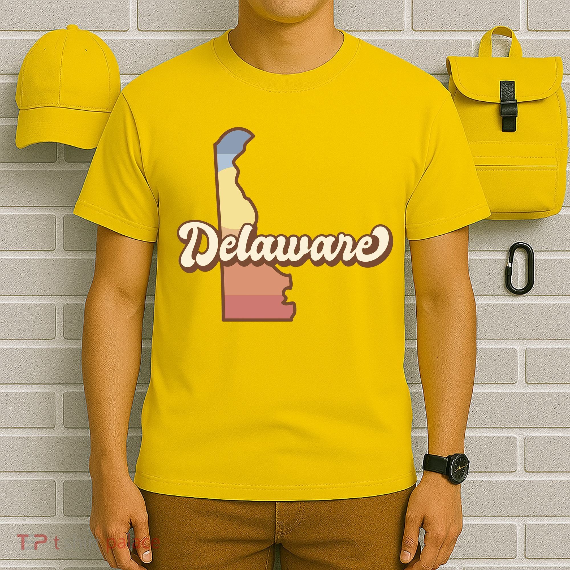 Delaware Retro Sunset T-Shirt