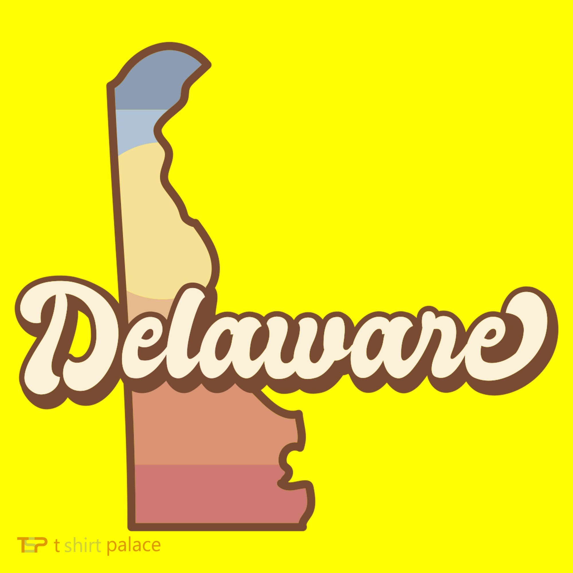 Delaware Retro Sunset Hat