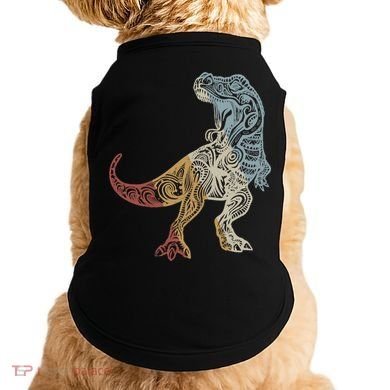 Dinosaur Retro Style Vintage Doggie Tank