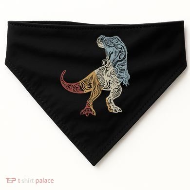 Dinosaur Retro Style Vintage USA-Made Doggie Bandana