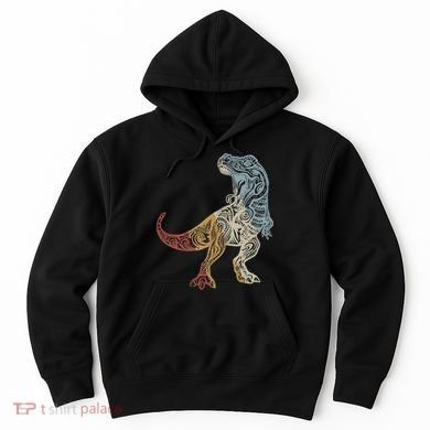 Dinosaur Retro Style Vintage Hoodie