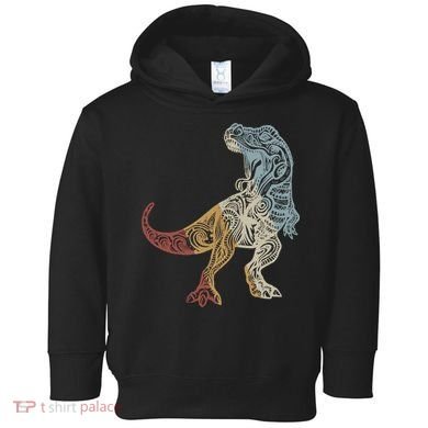 Dinosaur Retro Style Vintage Toddler Hoodie