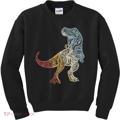 Dinosaur Retro Style Vintage Kids Sweatshirt