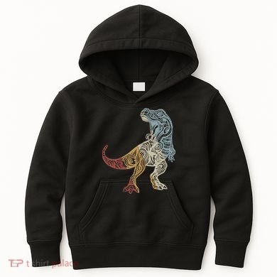 Dinosaur Retro Style Vintage Kids Hoodie