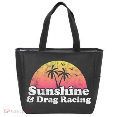 Drag Racing Sunshine And Drag Racing Tote Bag