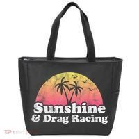 Drag Racing Sunshine And Drag Racing Tote Bag thumb 0