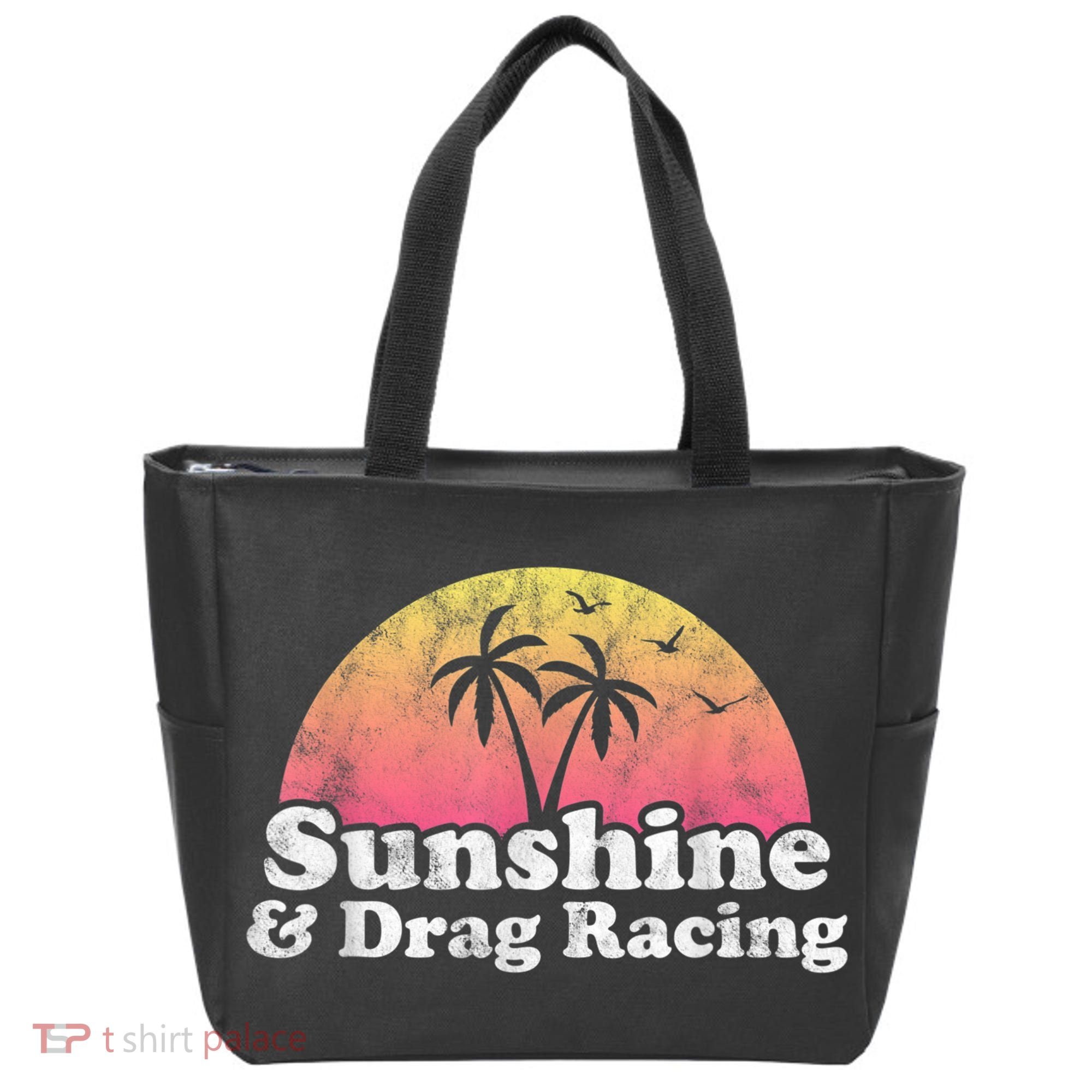 Drag Racing Sunshine And Drag Racing Tote Bag