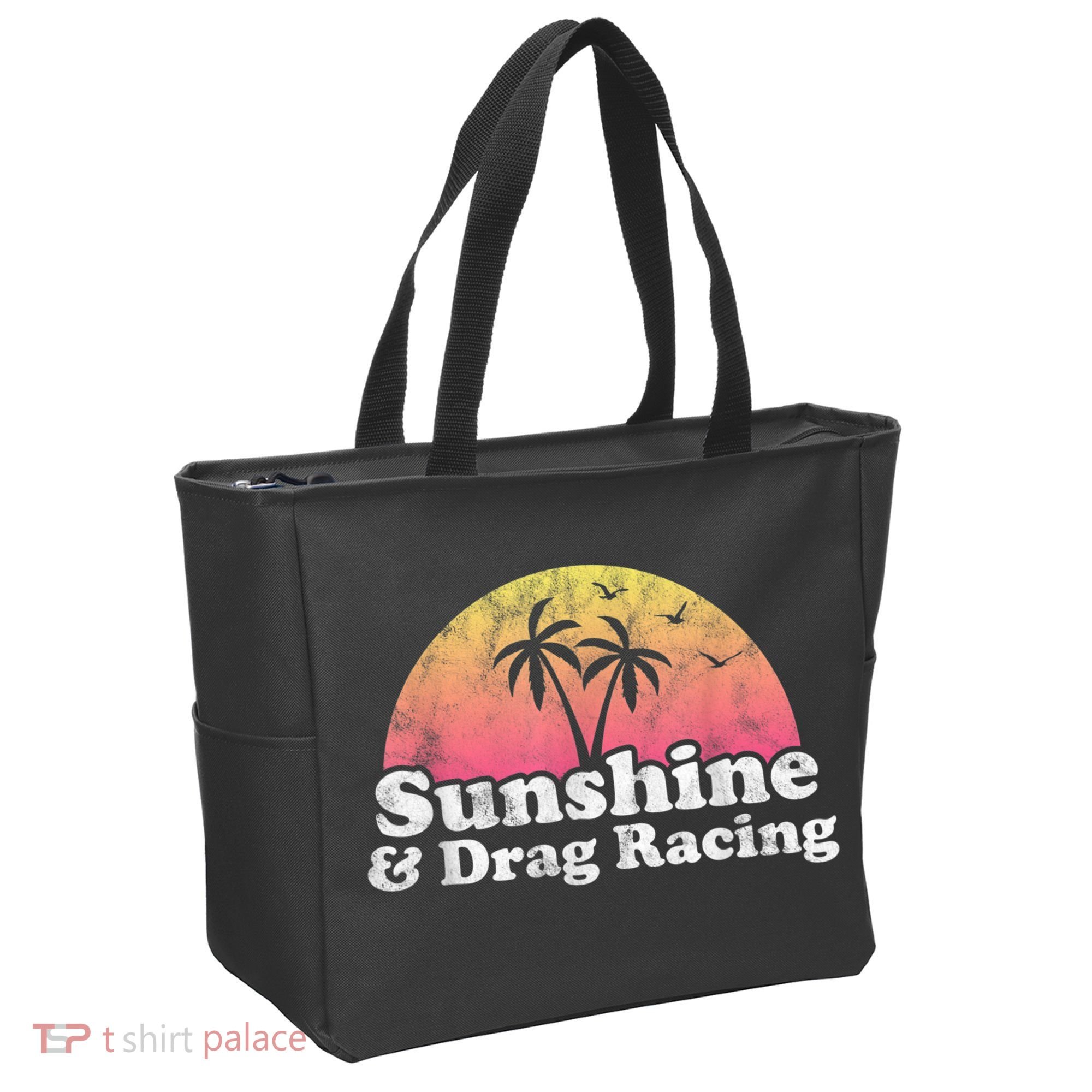 Drag Racing Sunshine And Drag Racing Tote Bag