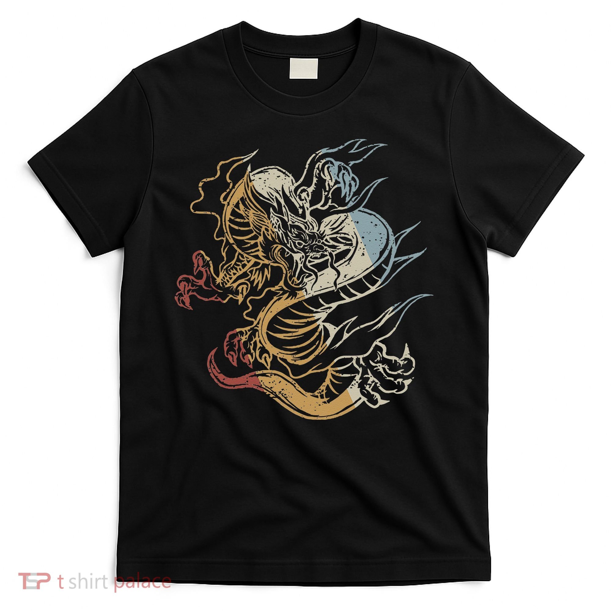 Dragon Retro Style Vintage T-Shirt