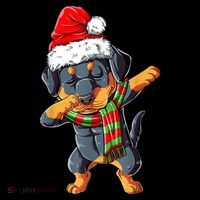 Dabbing Rottweiler Santa Christmas Boys Xmas Dog Gift Coffee Mug thumb 5
