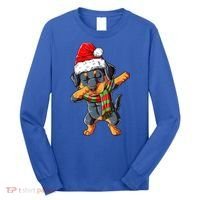 Dabbing Rottweiler Santa Christmas Boys Xmas Dog Gift Long Sleeve Shirt thumb 0