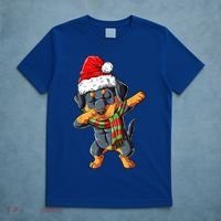 Dabbing Rottweiler Santa Christmas Boys Xmas Dog Gift T-Shirt thumb 5