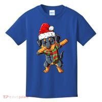 Dabbing Rottweiler Santa Christmas Boys Xmas Dog Gift Kids T-Shirt thumb 0