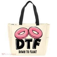 Dtf River Tubing Down To Float Summer Float Trip Tote Bag thumb 0