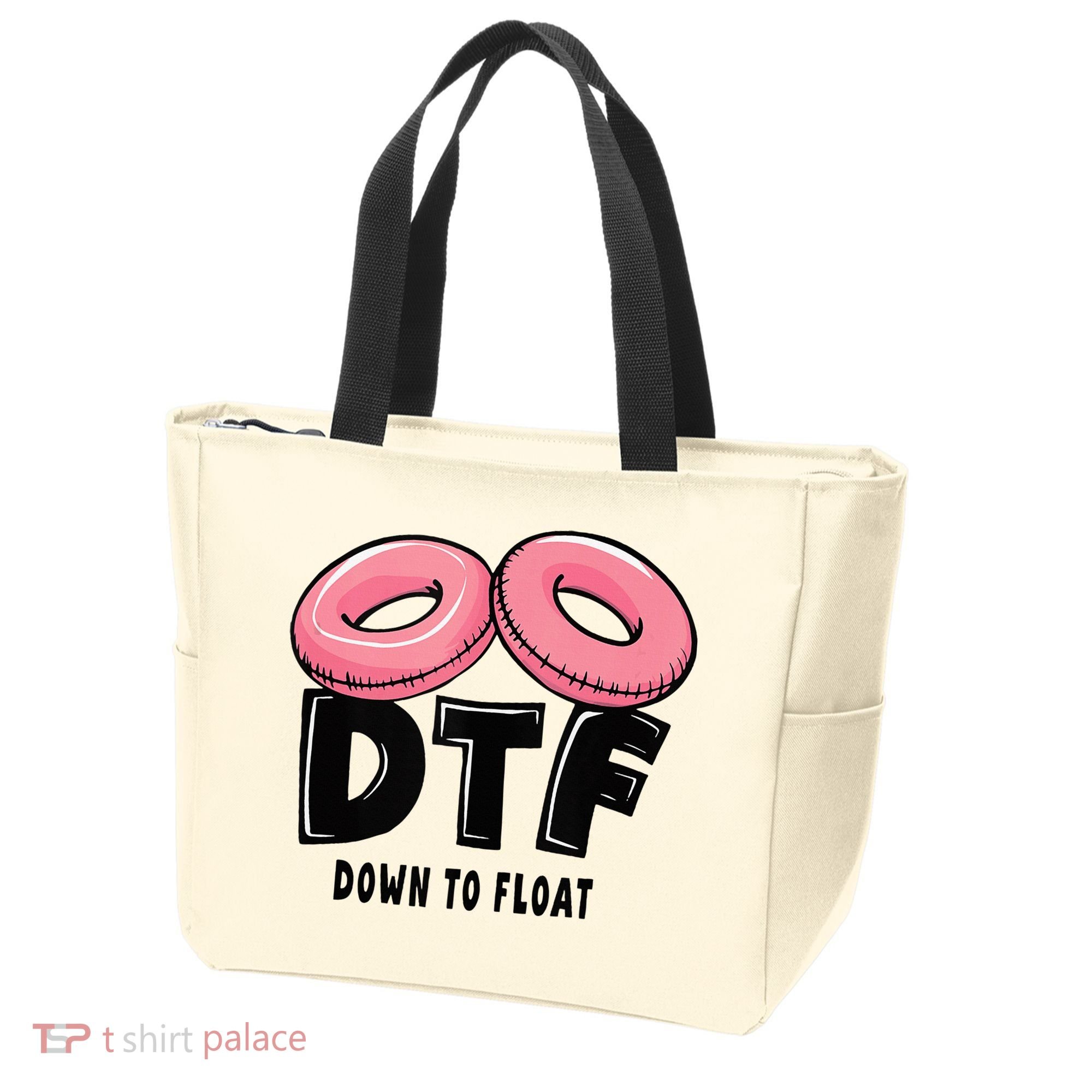 Dtf River Tubing Down To Float Summer Float Trip Tote Bag