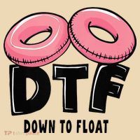Dtf River Tubing Down To Float Summer Float Trip Tote Bag thumb 4