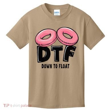 Dtf River Tubing Down To Float Summer Float Trip Kids T-Shirt
