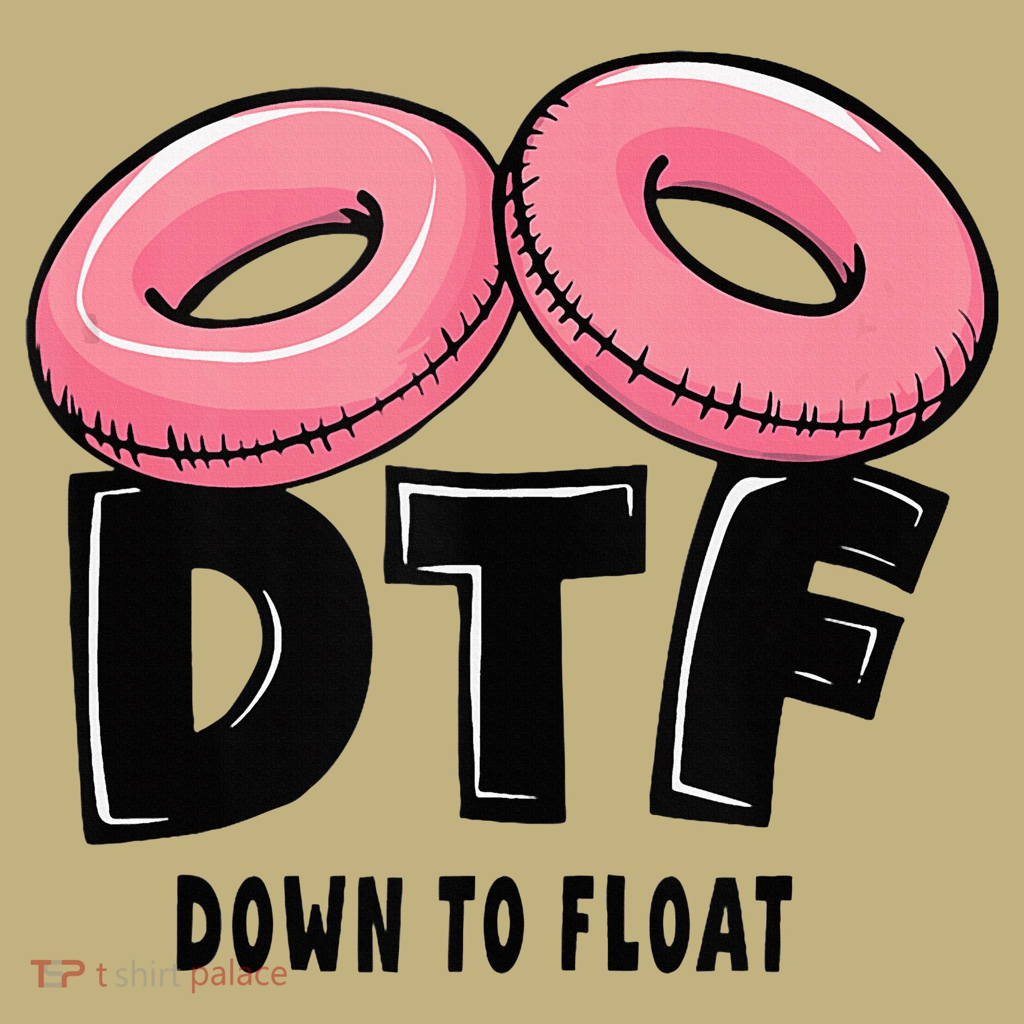 Dtf River Tubing Down To Float Summer Float Trip Kids T-Shirt